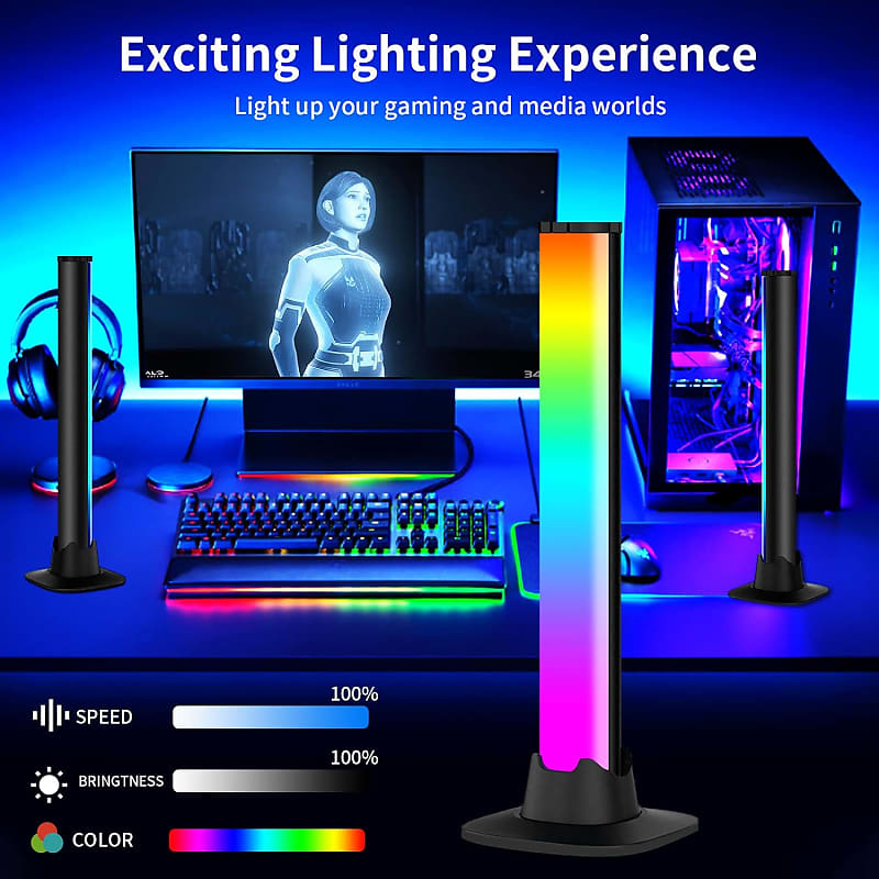 Smart Led Light Bar, Gaming Lights Ambient Lighting With Scene
