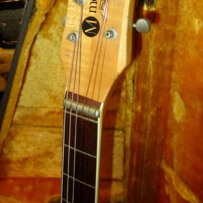 1966 Mosrite Joe Maphis Model I Natural w/ Vintage Hard Case image 3