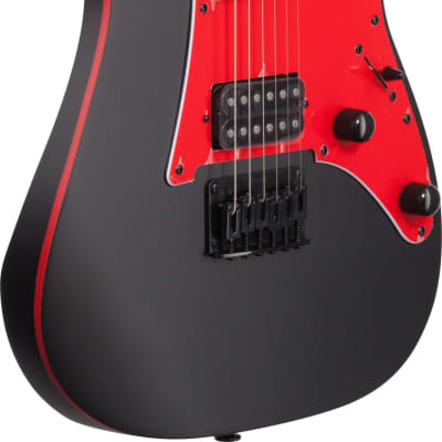 Ibanez GRG131DX RG Gio Electric Guitar, Black Flat image 4