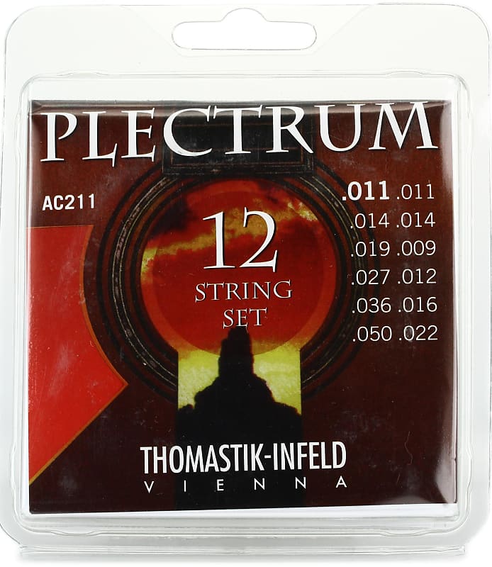 Thomastik-Infeld AC211 Plectrum Acoustic Guitar Strings - .011-.050 Light 12-string image 1