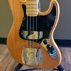 Fender FSR 2014 American Vintage '75 Jazz Bass Aged Natural w/ Fender hardsell case image 1
