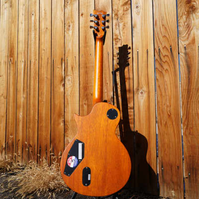 ESP LTD DELUXE EC-1000T Honey Burst Satin 6-String Electric Guitar (2022) image 7