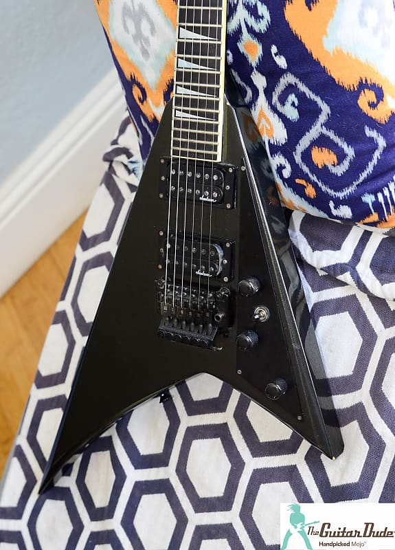 Grover Jackson Randy Rhoads Custom V RRV 1994 Metallic Black | Reverb