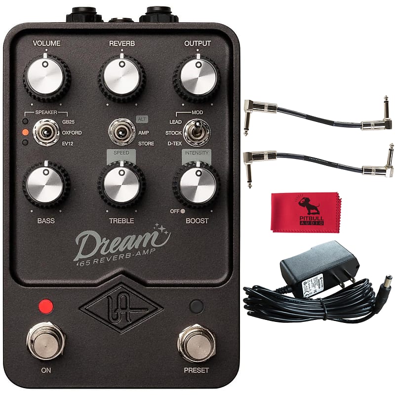 Universal Audio UAFX Dream 65 Reverb Amplifier オーバー