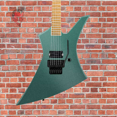 (Pre-Order) Jackson USA Custom Shop Kelly KE1 Teal Green Metallic With Matching Reverse Headstock Flame Maple Neck SS Frets 2024 for sale