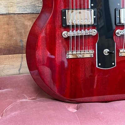Gibson Custom EDS-1275 Doubleneck Electric Guitar - Cherry Red image 8