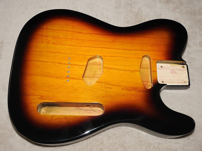 Mighty Mite MM2705AF-2TS Swamp Ash Tele Body 2 Tone Sunburst Thin Poly Finish Weighs 4lbs 8.5oz #2 image 1