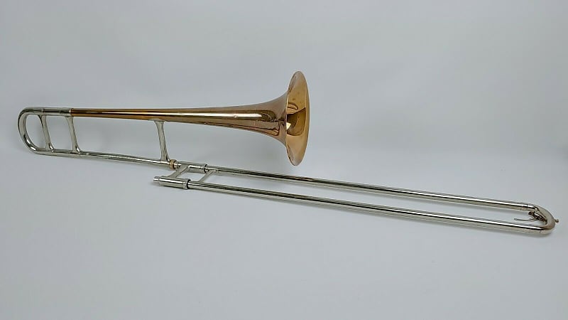 Vintage F.E. Olds & Sons Los Angeles, CA Super Olds Tenor Trombone with Case image 1