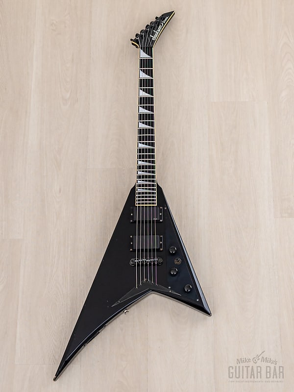 2006 Jackson Stars Randy Rhoads RR-J2BE Flying V Black w/ EMG