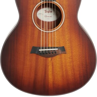 Taylor GS Mini-e Koa Plus Acoustic-Electric Guitar (with Gig Bag), Shaded Edge Burst image 2