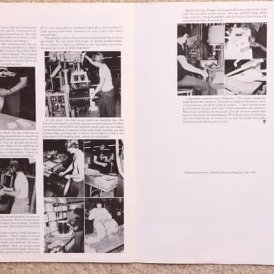 Rare Original Gretsch Drums 100th Anniversary Promotional Magazine - 1984 image 8