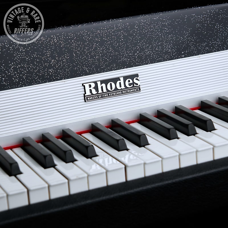 (Video) *Serviced* 1977 Rhodes 73 Key Electric Piano Late Stage Vintage Mki  Mk1 Mark 1 Seventy Three, Custom Black Sparkle Top Recently Renovated ...