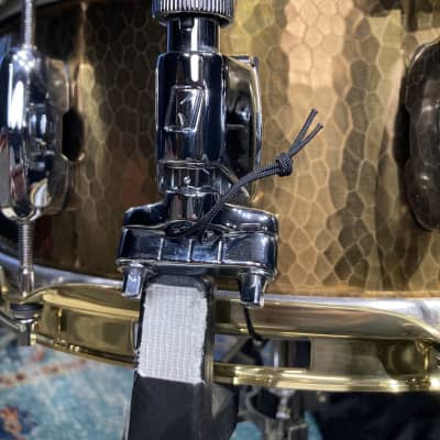 Tama - 14"x5.5" STAR Reserve Snare Drum 2013, Hand Hammered Brass, MINT! image 8
