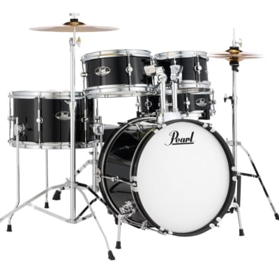 Pearl RSJ465C Roadshow Jr. 8 / 10 / 13 / 16 / 12x4" 5pc Drum Set with Hardware, Cymbals