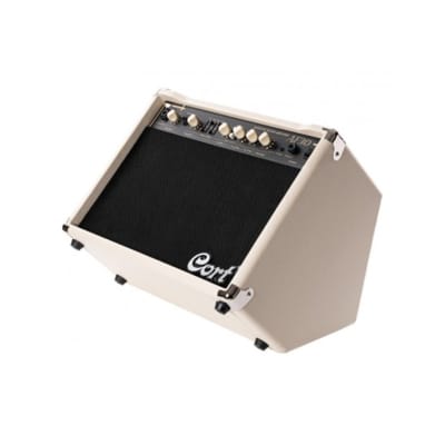 Cort AF30 30 Watt Acoustic Guitar Amplifier Cream Tolex image 3