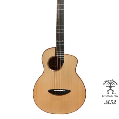 aNueNue M52 Solid Sitka Spruce & Acacia Koa Acoustic Future Sugita Kenji design Travel Size Guitar image 3