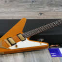MINTY! 2008 Limited Edition Gibson Reverse Flying V Natural Electric Guitar + OHSC
