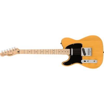 Squier Affinity Series Telecaster Maple Fingerboard, Butterscotch Blonde, Left Handed image 2