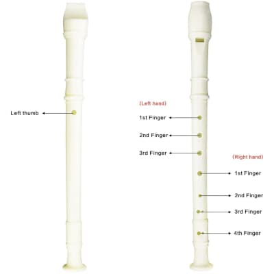 Soprano Recorder 8 Hole Classic German Style Descant Flute Musical Instruments + Cleaning Rod For Beginners Kids School Graduation Gift (Green) image 3