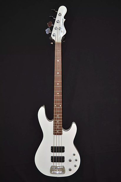 G&L Tribute Series M-2000 Bass Gloss White w/ Rosewood Fretboard image 1