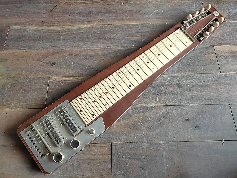 1960 s Teisco Japan Model 8N 8 String Lap Steel Slide Guitar