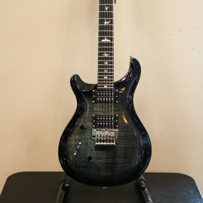 PRS SE Custom 24 Floyd Rose Left-Handed Electric Guitar - Charcoal Burst image 2