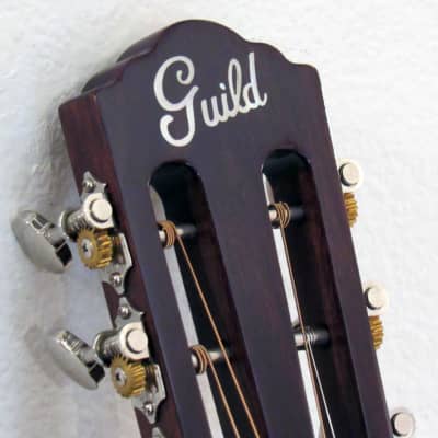 Guild P-240 Memoir Slotted Head Stock - Parlor Guitar - Natural w\Deluxe Gig Bag image 10
