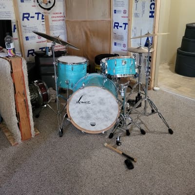 Sonor Vintage Series 13/16/22" 3pc Shell Pack California Blue image 2