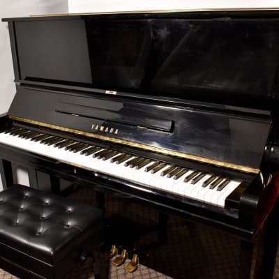 Yamaha U3 Upright Piano Black high gloss | 1979 | 52" | warrantly included image 1