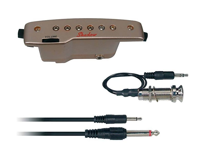 Immagine SHADOW Pickup per chitarra acustica, humbucker, colore oro - 1