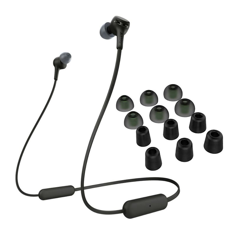  Sony WF-C500 Truly Wireless in-Ear Bluetooth Earbud Headphones  (Black) Bundle with Foam and Silicone Earbud Tips (2 Items) : Electronics