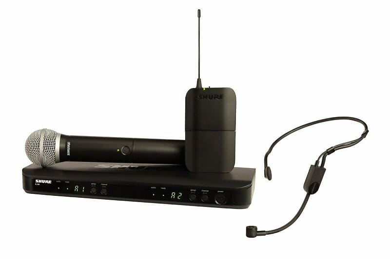 Shure BLX1288/P31-H10 Combination Wireless PGA31 Headset & Handheld Microphone image 1