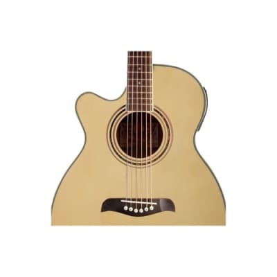 Oscar Schmidt OG10CENLH Concert Size Cutaway 6-String Acoustic-Electric Guitar For Left Hand Players image 7