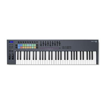 Novation FLkey 61-Key 3 Chord Mode MIDI Keyboard Controller for FL Studio with XLN Audio Addictive Keys, Spitfire Audio Expressive Strings, Klevgrand DAW Cassette, and Klevgrand Roverb