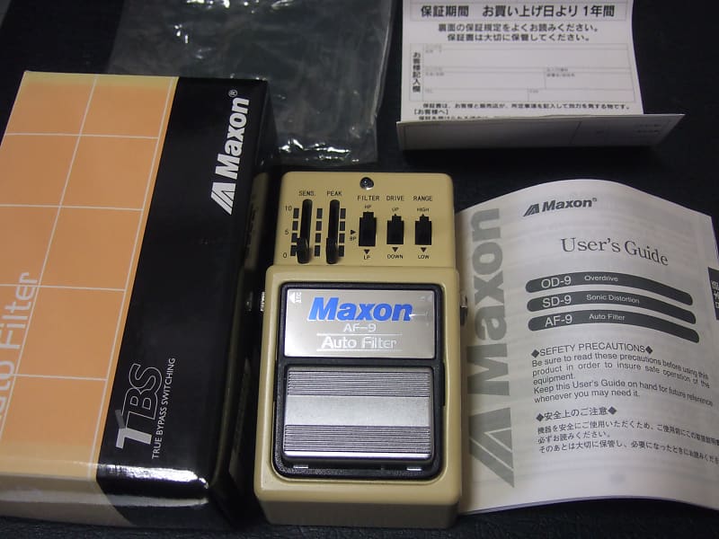 Maxon Auto Filter AF-9 オートワウ DISC Maxon AF-9 Auto Filter Pedal at Gear4music