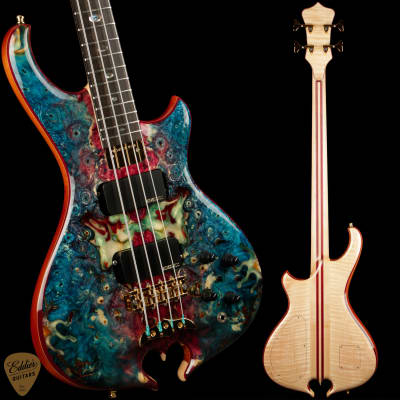 Alembic Mark King Signature Deluxe - Buckeye Burl Resin Top for sale
