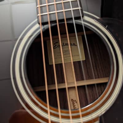Eastman E20D-SB Traditional Series Dread Acoustic, w/case, setup, tuner, shirt & shipping image 4
