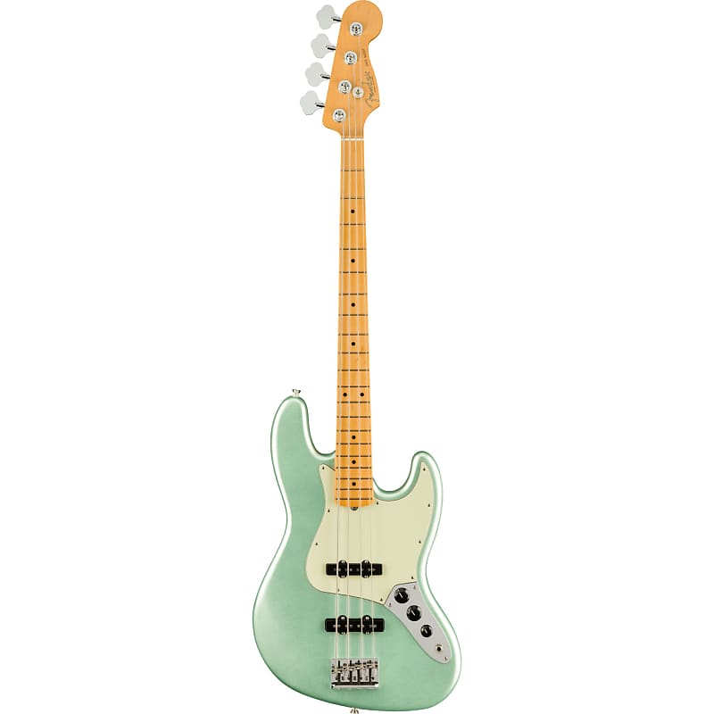 Fender American Professional II Jazz Bass - Maple Fingerboard, Mystic Surf Green image 1