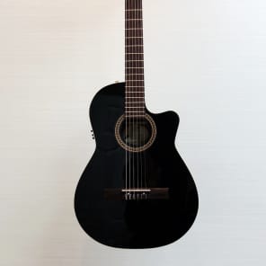 Godin La Patrie Hybrid CW Black QII Acoustic Electric Guitar (E.X.