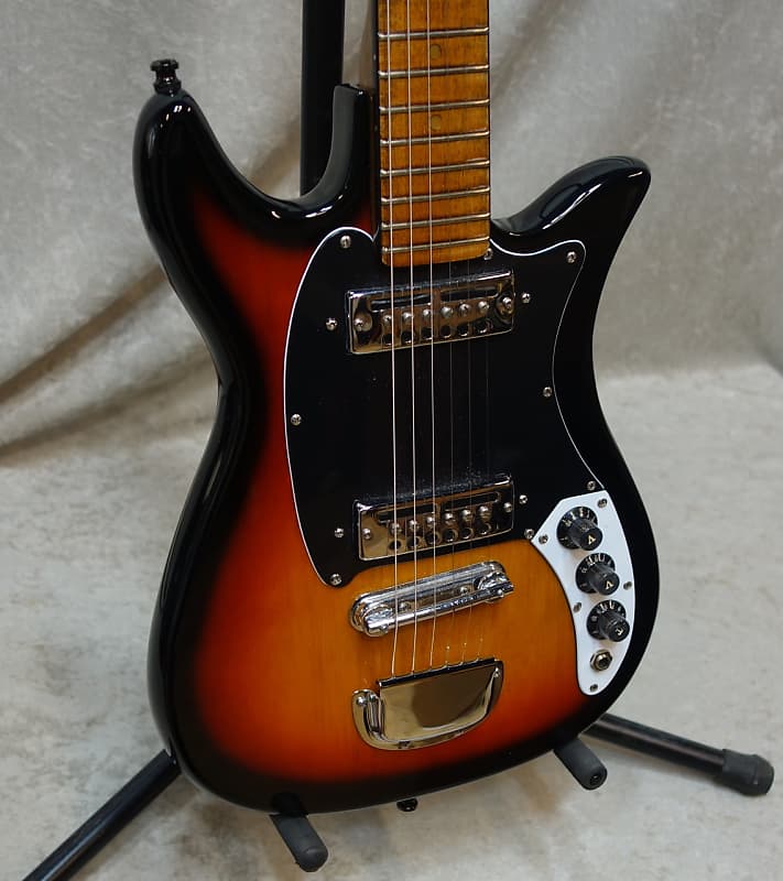 TEISCO エレキギター ブラウン/ブラック TEISCO エレキギターSS-4L 2Tone Sunburst中古品()売却済みです