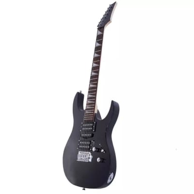 Maple Wood Right Handed Electric Guitar Set - Black image 3