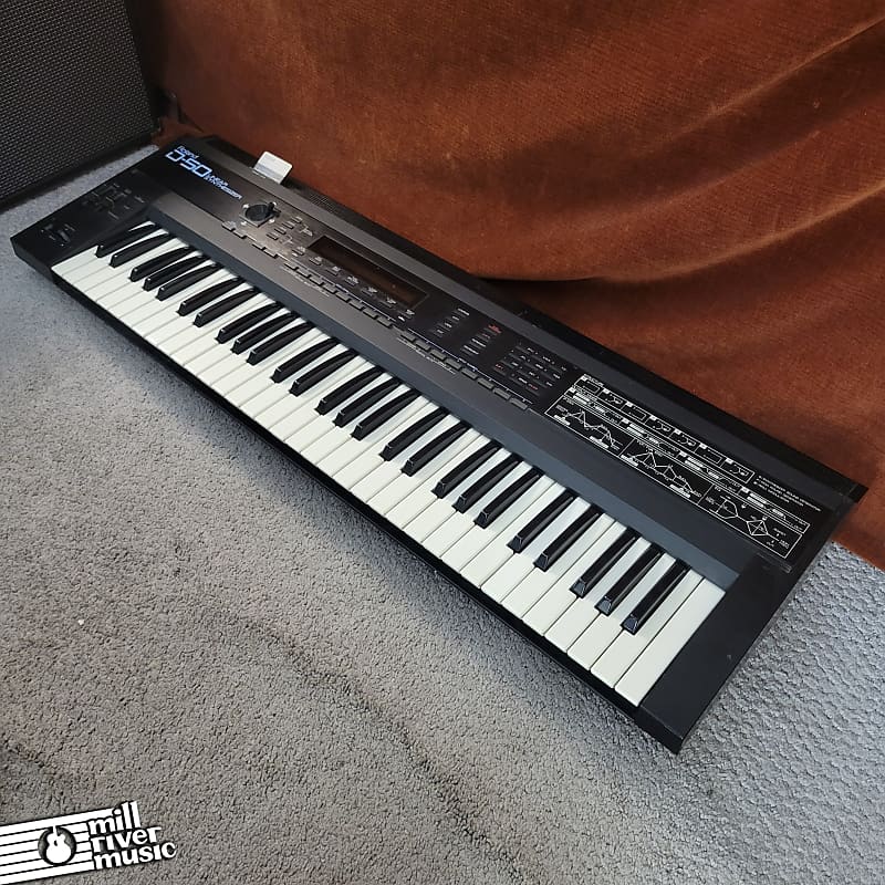 Roland D-50 Vintage 61-Key Linear Synthesizer Keyboard TESTED