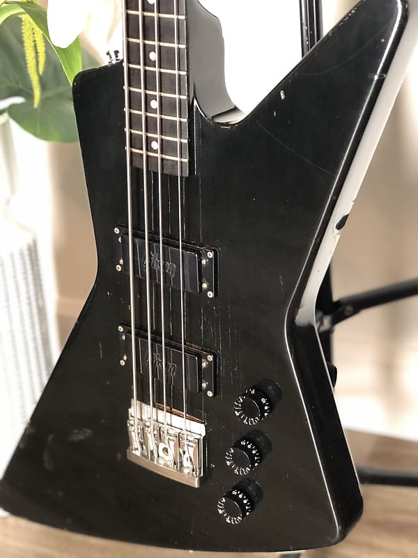 Gibson EXPLORER 1984 Black Bass For Sale Hendrix Guitars