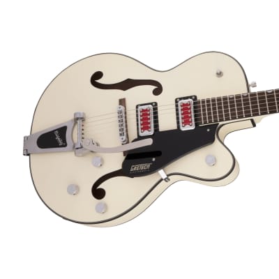 [PREORDER] Gretsch G5410T Electromatic Rat Rod Hollow Body Single-Cut Guitar w/Bigsby, Matte Vintage White image 3