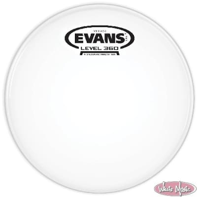 Evans 14" MX Frost Marching Tenor Drumhead, 14 Inch image 1
