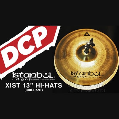 Istanbul Agop Xist Brilliant Hi Hat Cymbals 13" image 2
