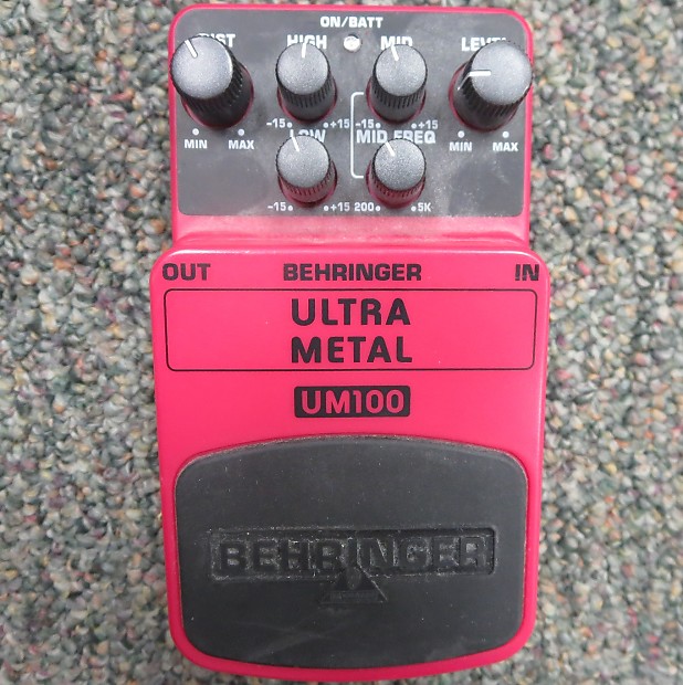 Behringer UM100 Ultra Metal Distortion image 1
