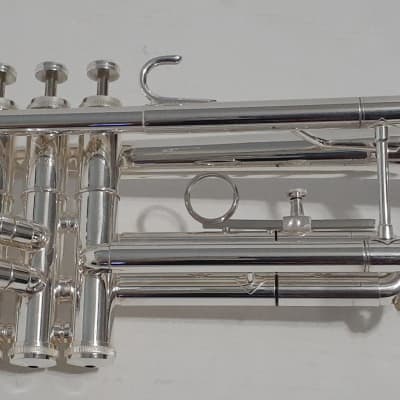 Getzen Eterna Severinsen Model Silver Bb Trumpet, Bach3C,  and  case 1964-1967 Silver Plate image 17