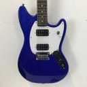 Used Squier BULLET MUSTANG Electric Guitars Blue
