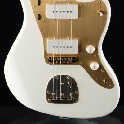 Squier 40th Anniversary Gold Edition Jazzmaster - Olympic White image 2